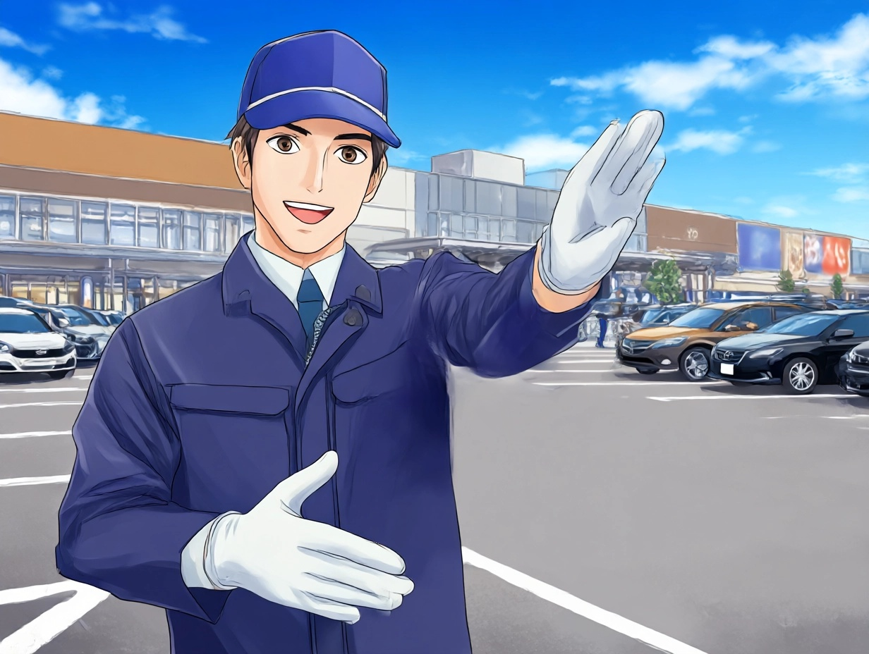 警備員の仕事風景1